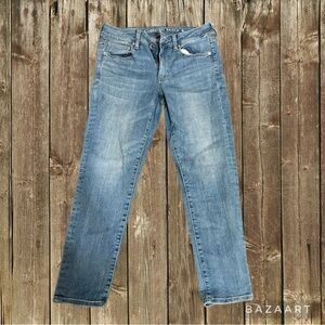 AE super Stretch skinny blue jeans size 6 XS